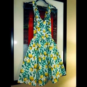 50s Style Lemon Dress